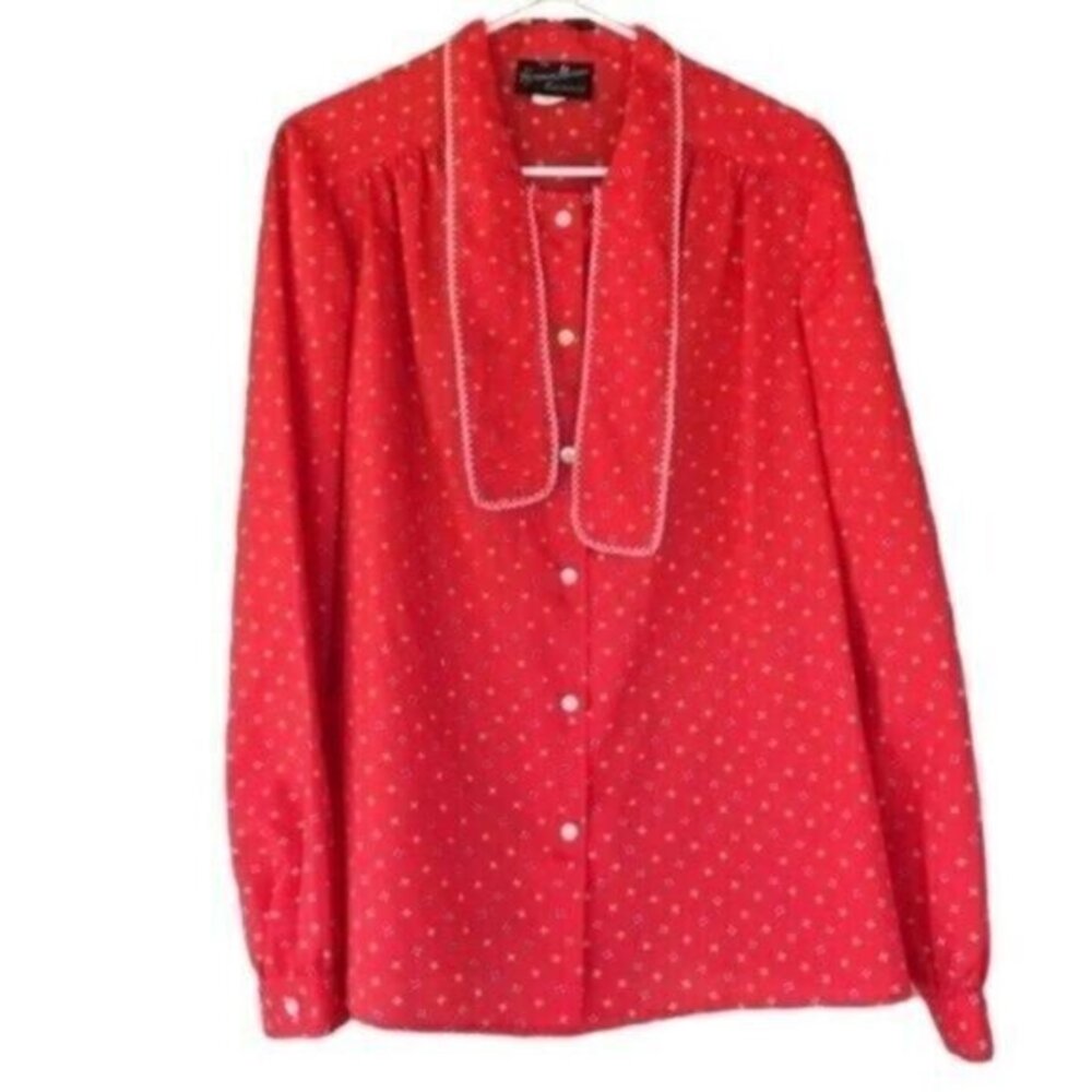 Vintage Herman Marcus Signature Secretary Blouse
